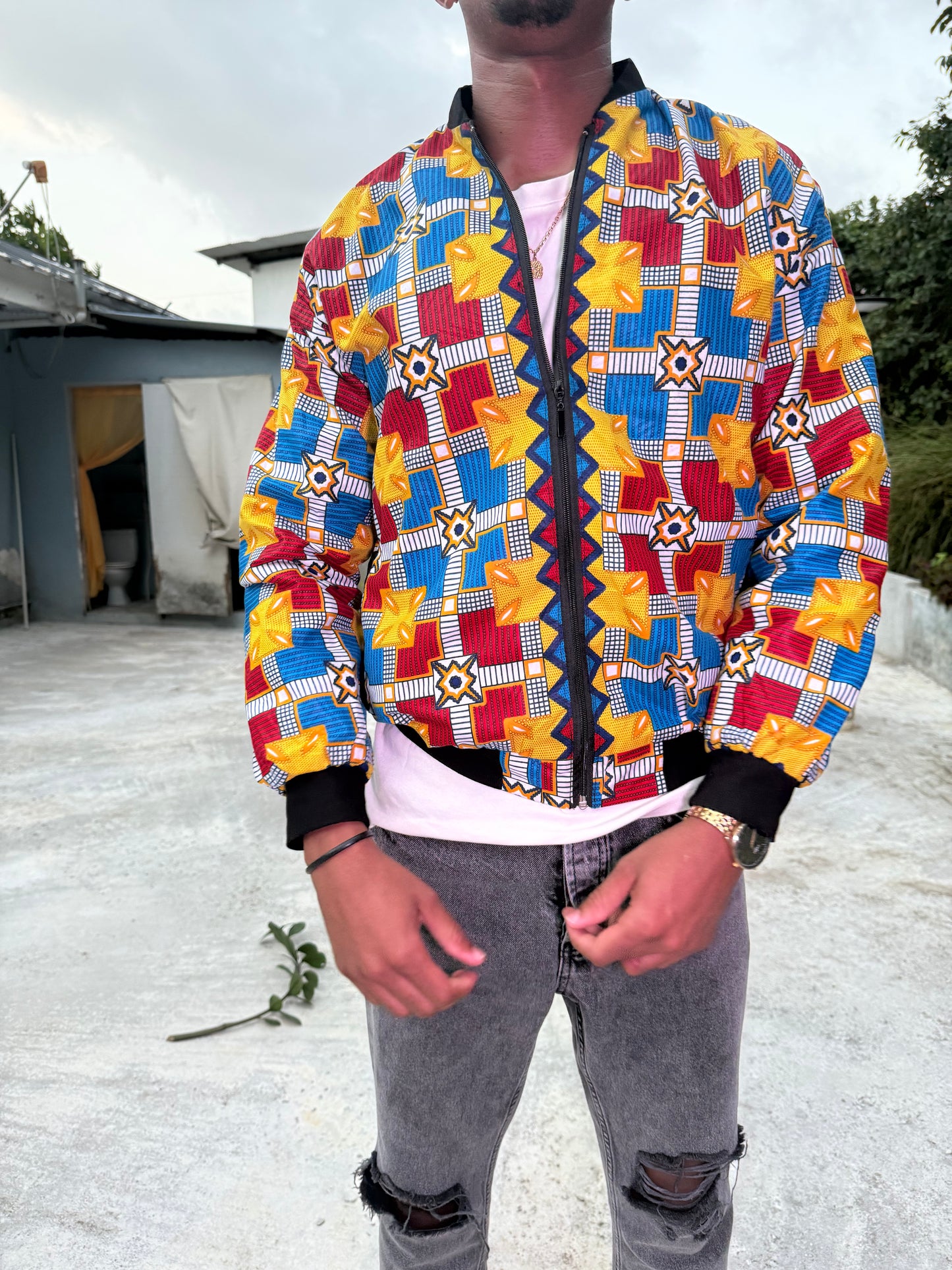 veste bomber wax « guyane street » édition ultra limitée