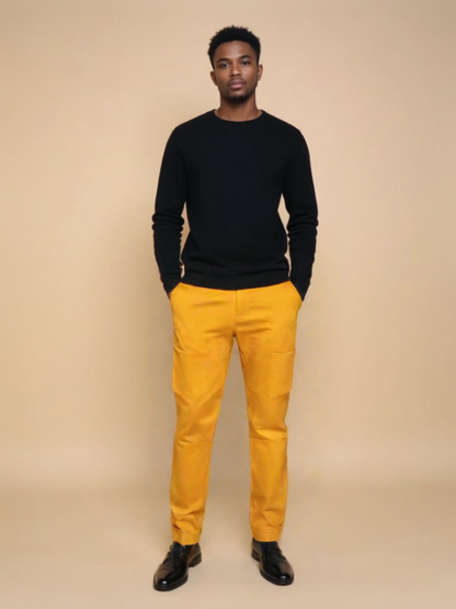 Pantalon Chino Homme en Coton – Confort et Élégance avec Coupe Moderne