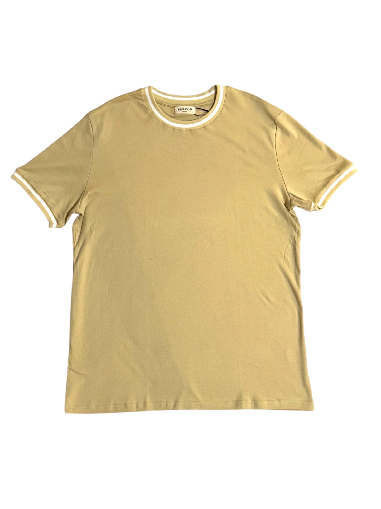 tee-shirt manches courtes beige unisexe