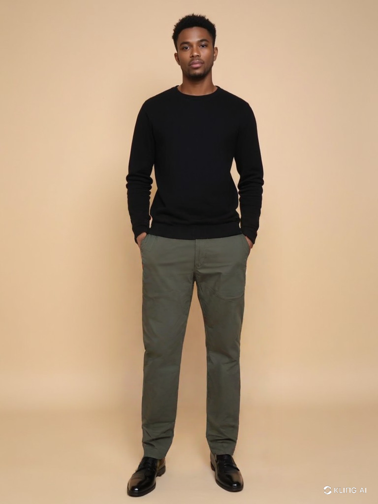 pantalon homme confortable en coton | parfait pour un look décontracté et élégant