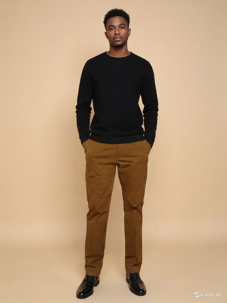 pantalon homme confortable en coton | parfait pour un look décontracté et élégant